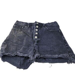 Abercrombie‎ & Fitch Short Shorts Black Size 27/4 Cut Off